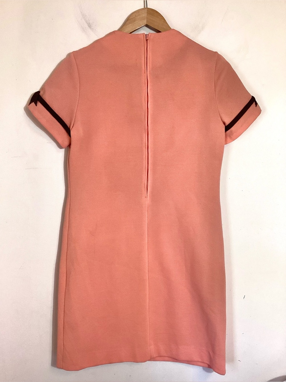 Handmade 60s Mod Retro Mini Shift Dress Size M - Picture 6 of 16
